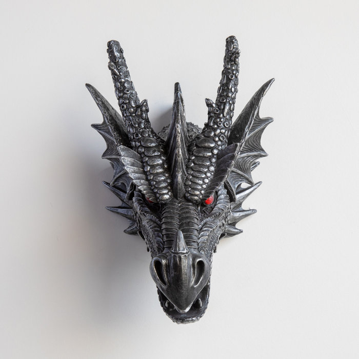 World Menagerie Dragon Head Wall Décor Wayfair